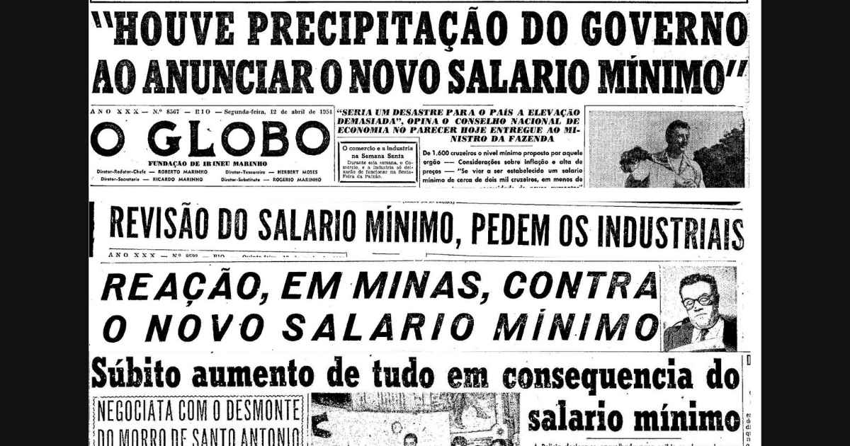 O que aconteceu no Brasil depois que Getúlio aumentou em 100% o salário mínimo