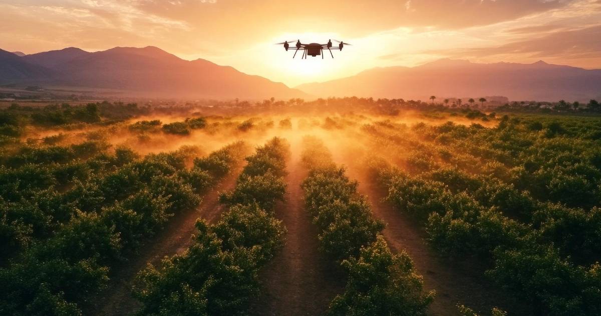 Drones agrícolas levam até 4 toneladas por dia e transformam a logística rural na China