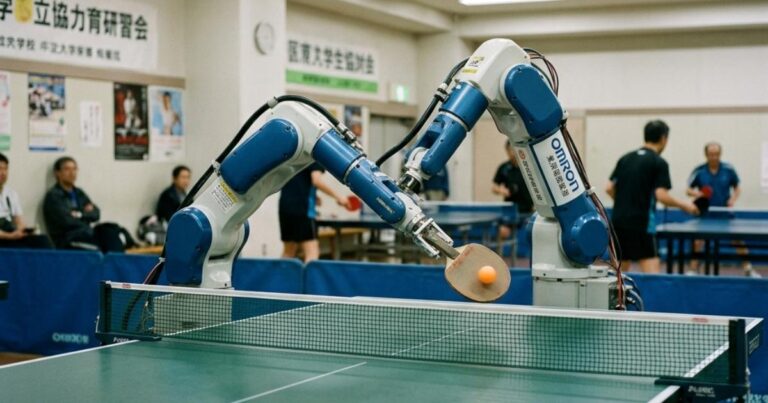 Robô derrota atletas profissionais e redefine limites no tênis de mesa