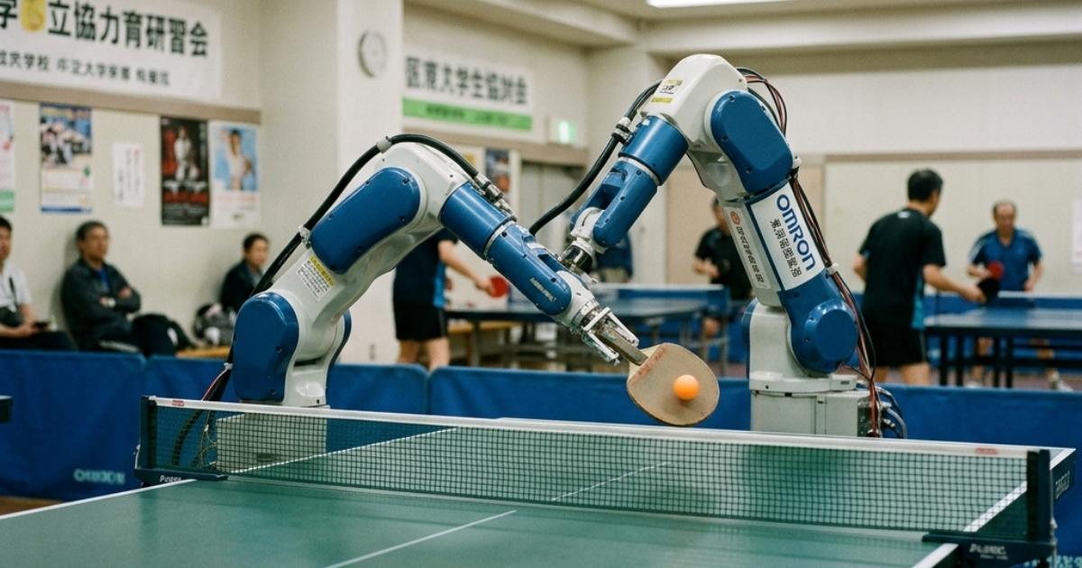 Robô derrota atletas profissionais e redefine limites no tênis de mesa