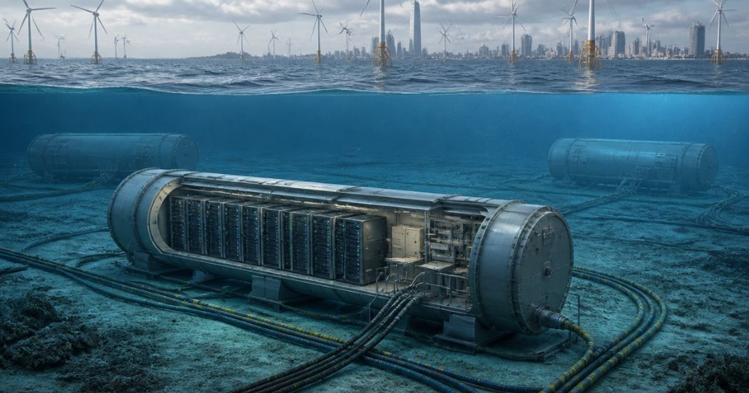 China aposta em centro de dados submerso para reduzir consumo de energia da IA
