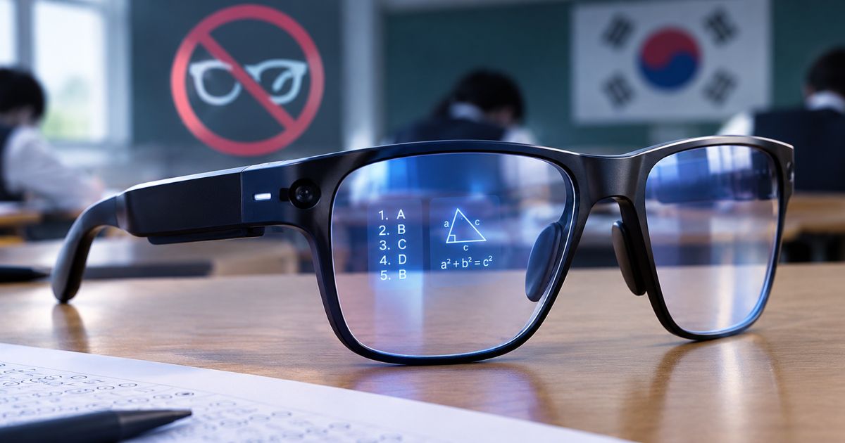 Estudantes que usarem óculos inteligentes para colar poderão responder criminalmente na Coreia do Sul